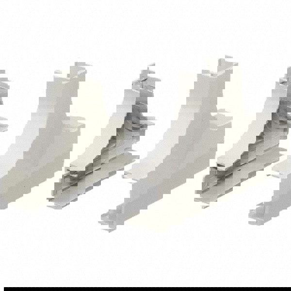 Raceway Fittings & Accessories; Product Type: Tee Fitting ; Overall Length: 1.11in ; Color: Off-White ; Overall Width: 3.1500in ; For Use With: Hubbell PL1/PlugTrak Series Raceways